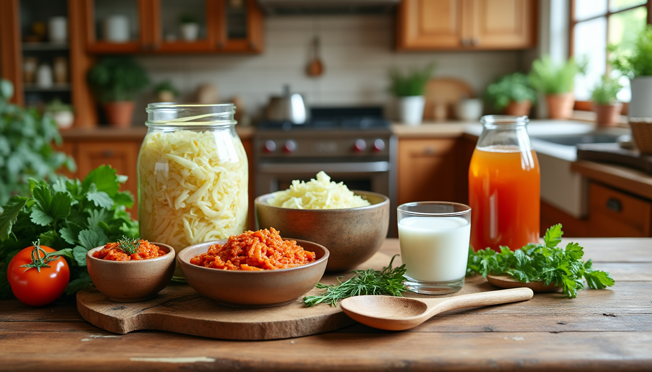 découvrez les bienfaits des aliments fermentés pour la santé : probiotiques, digestion, défenses immunitaires et vitalité au quotidien. adoptez une alimentation saine et équilibrée grâce à la fermentation !
