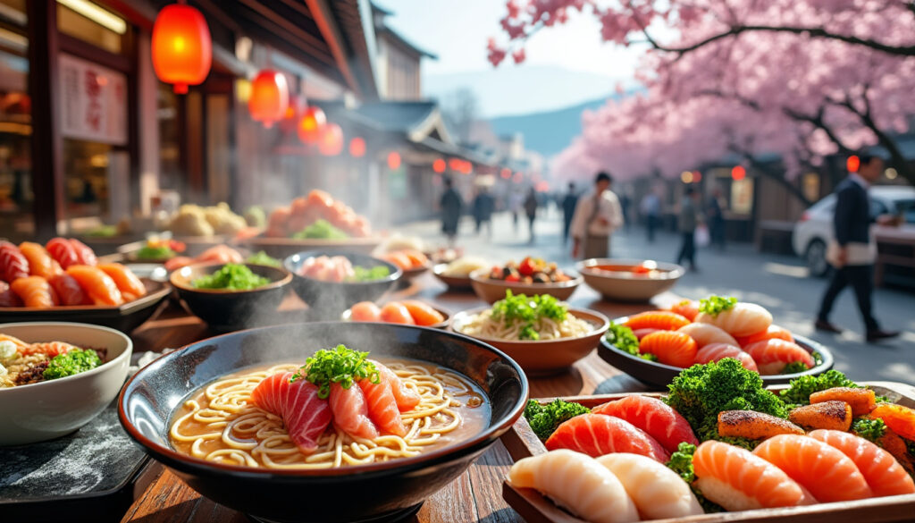 partez pour un voyage culinaire au japon et découvrez les plats incontournables qui font la richesse de la gastronomie japonaise. savourez des spécialités authentiques et explorez les traditions culinaires nippones dans cet article complet.
