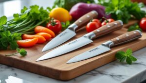 découvrez notre sélection des meilleurs couteaux de chef, idéaux pour un usage quotidien en cuisine. alliez performance, durabilité et confort pour préparer vos repas avec précision.