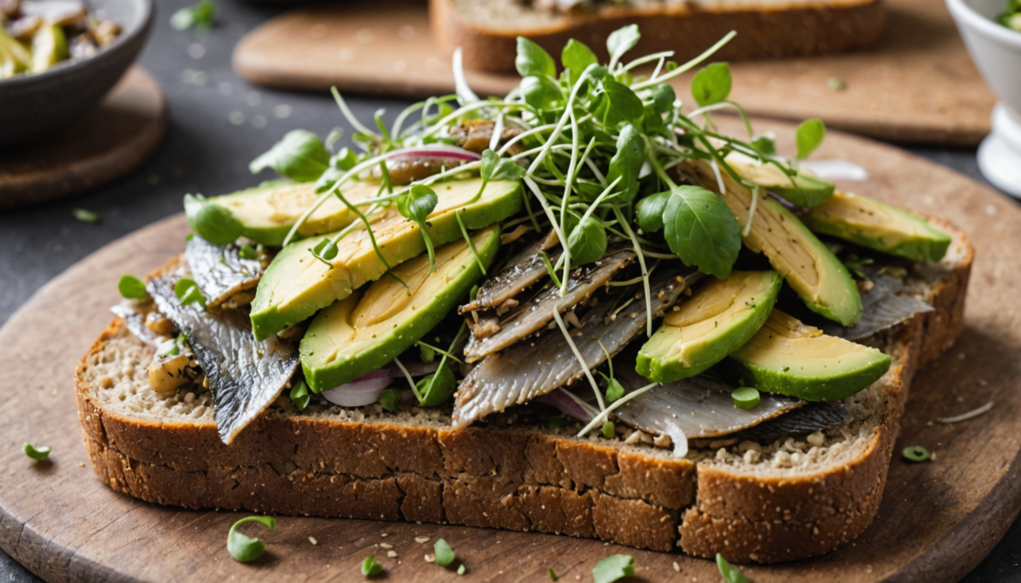 découvrez nos smørrebrød revisités aux sprats et toasts nordiques, une alliance savoureuse et originale qui ravira vos papilles.