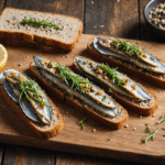 découvrez notre recette revisitée de smørrebrød aux sprats et toasts nordiques, une délicieuse fusion de saveurs traditionnelles et modernes pour un repas gourmand et original.