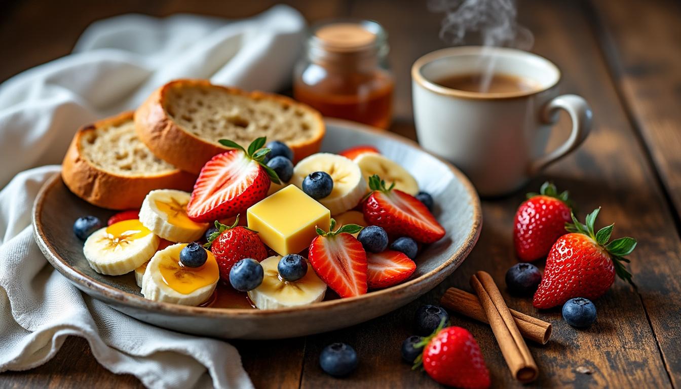 découvrez nos délicieuses recettes de toasts sucrés parfaits pour un petit-déjeuner gourmand et rapide. idées simples et savoureuses pour bien commencer la journée.